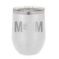 Mom Hockey Wine Cup | White