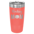 Mom Hockey2 20 oz Tumbler | Coral