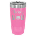 Mom Hockey2 20 oz Tumbler | Pink
