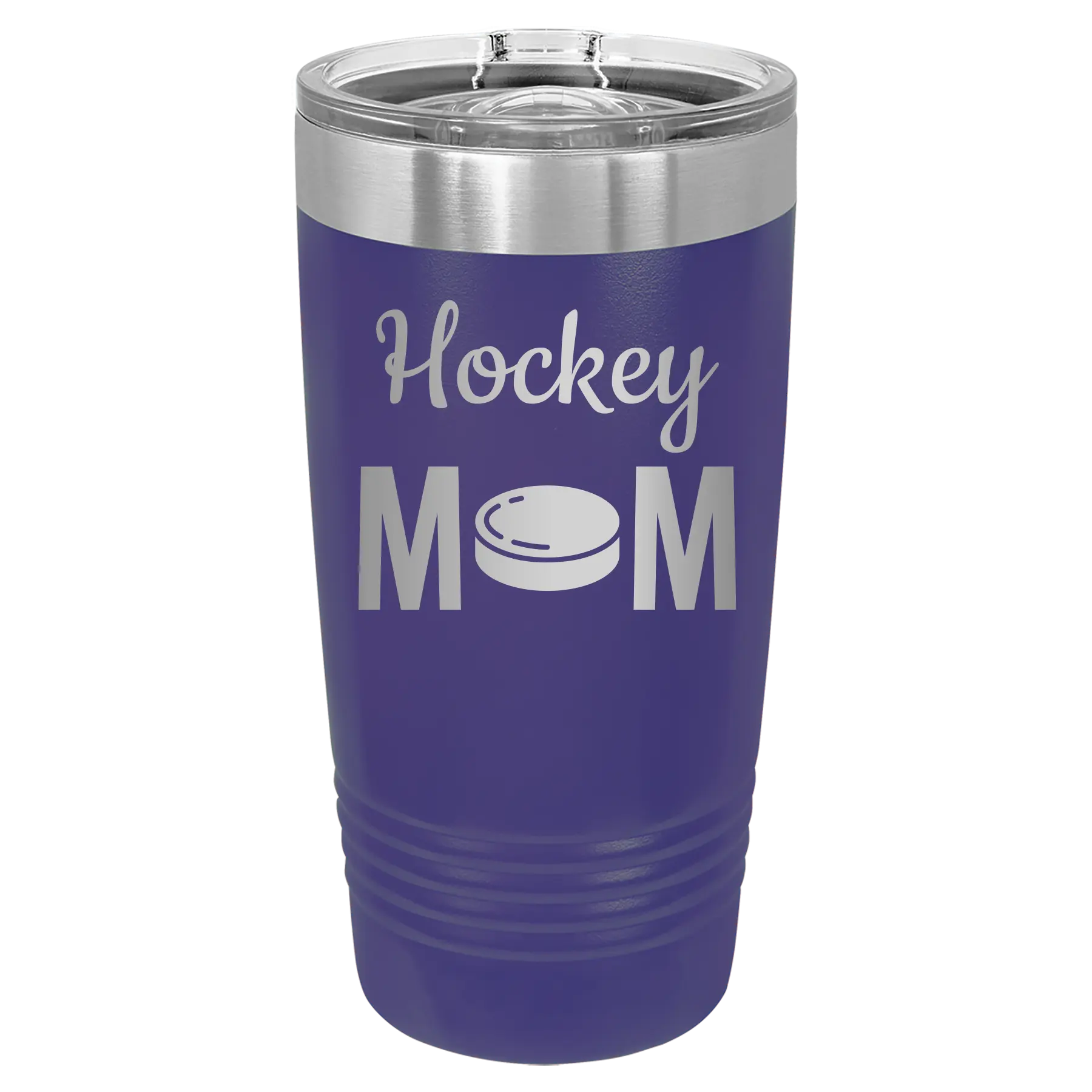 Mom Hockey2 20 oz Tumbler | Purple