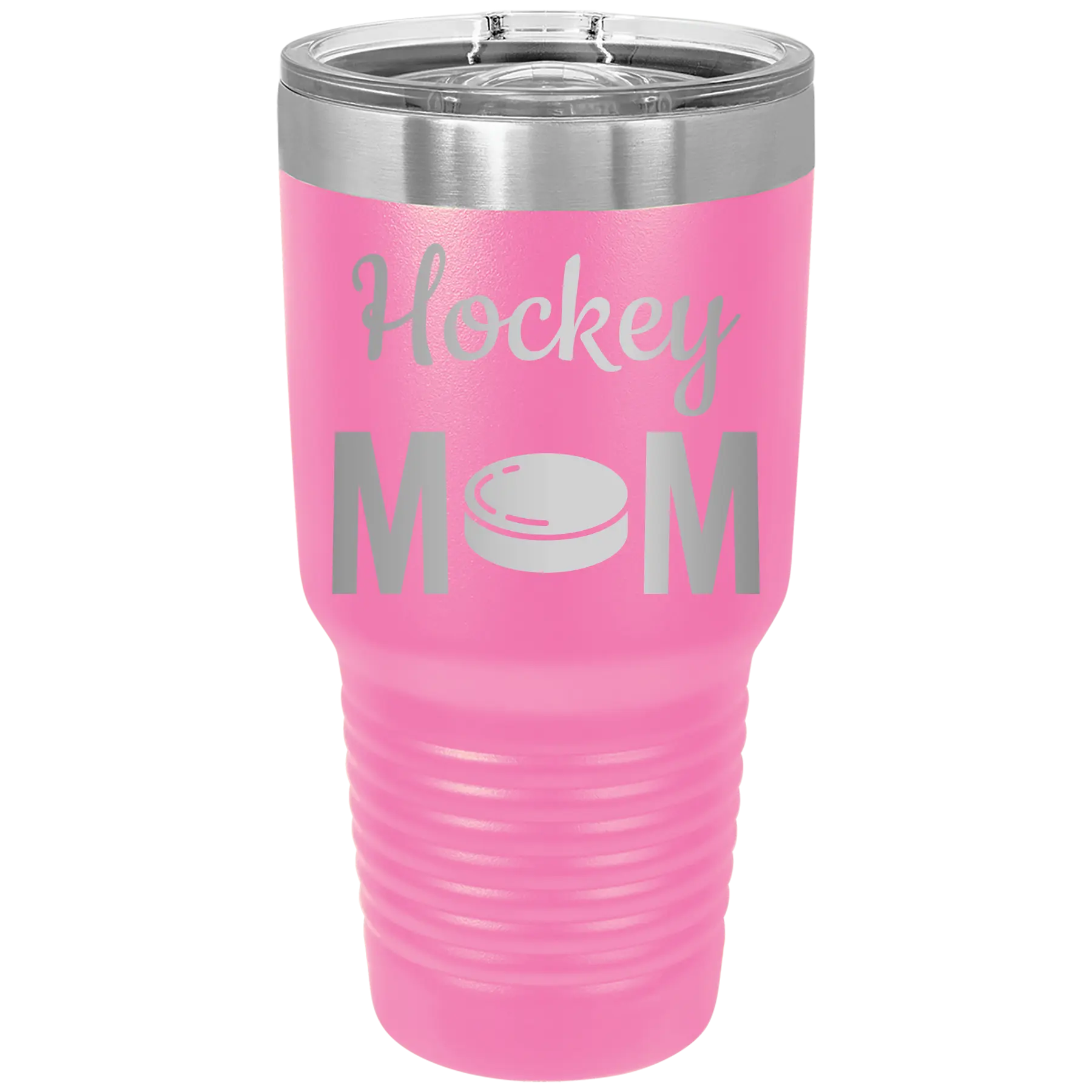 Mom Hockey2 30 oz Tumbler | Pink