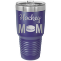 Mom Hockey2 30 oz Tumbler | Purple