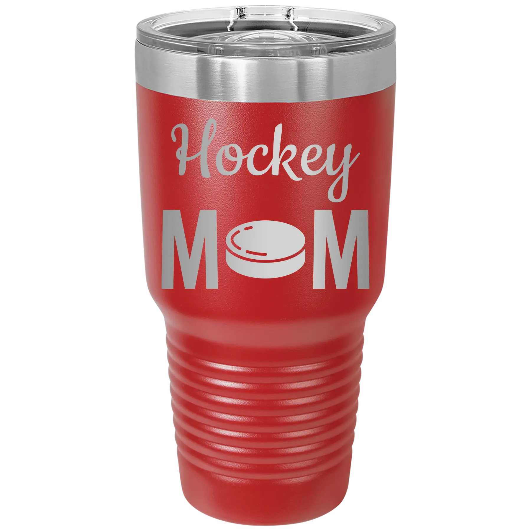 Mom Hockey2 30 oz Tumbler | Red