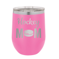 Mom Hockey2 Wine Cup | Pink