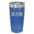 Mom Soccer 20 oz Tumbler | Royal Blue
