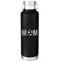 Mom Soccer 24 oz Water Bottle | Black