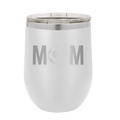 Mom Soccer Wine Cup | White