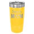 Mom Soccer2 20 oz Tumbler | Yellow