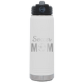 Mom Soccer2 20 oz Water Bottle | White