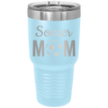Mom Soccer2 30 oz Tumbler | Light Blue