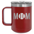 Mom Tennis 15 oz Mug | Maroon