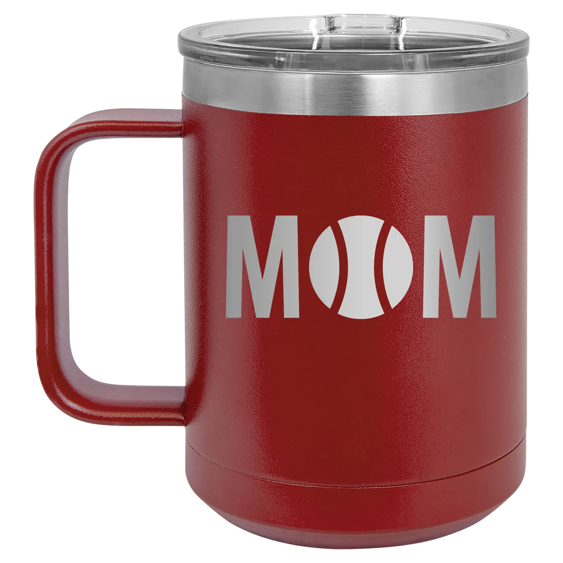 Mom Tennis 15 oz Mug | Maroon