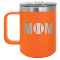 Mom Tennis 15 oz Mug | Orange