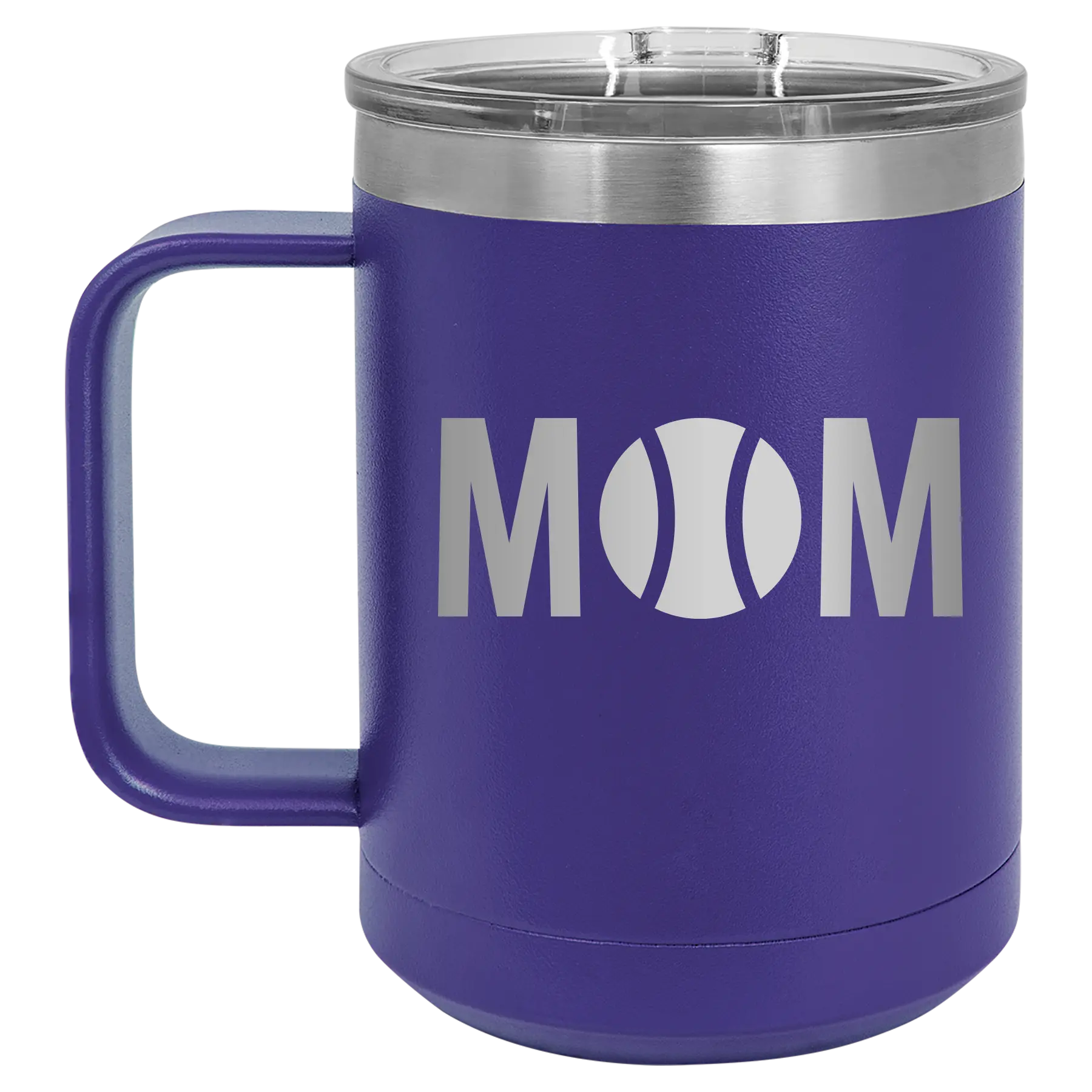 Mom Tennis 15 oz Mug | Purple
