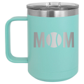 Mom Tennis 15 oz Mug | Teal
