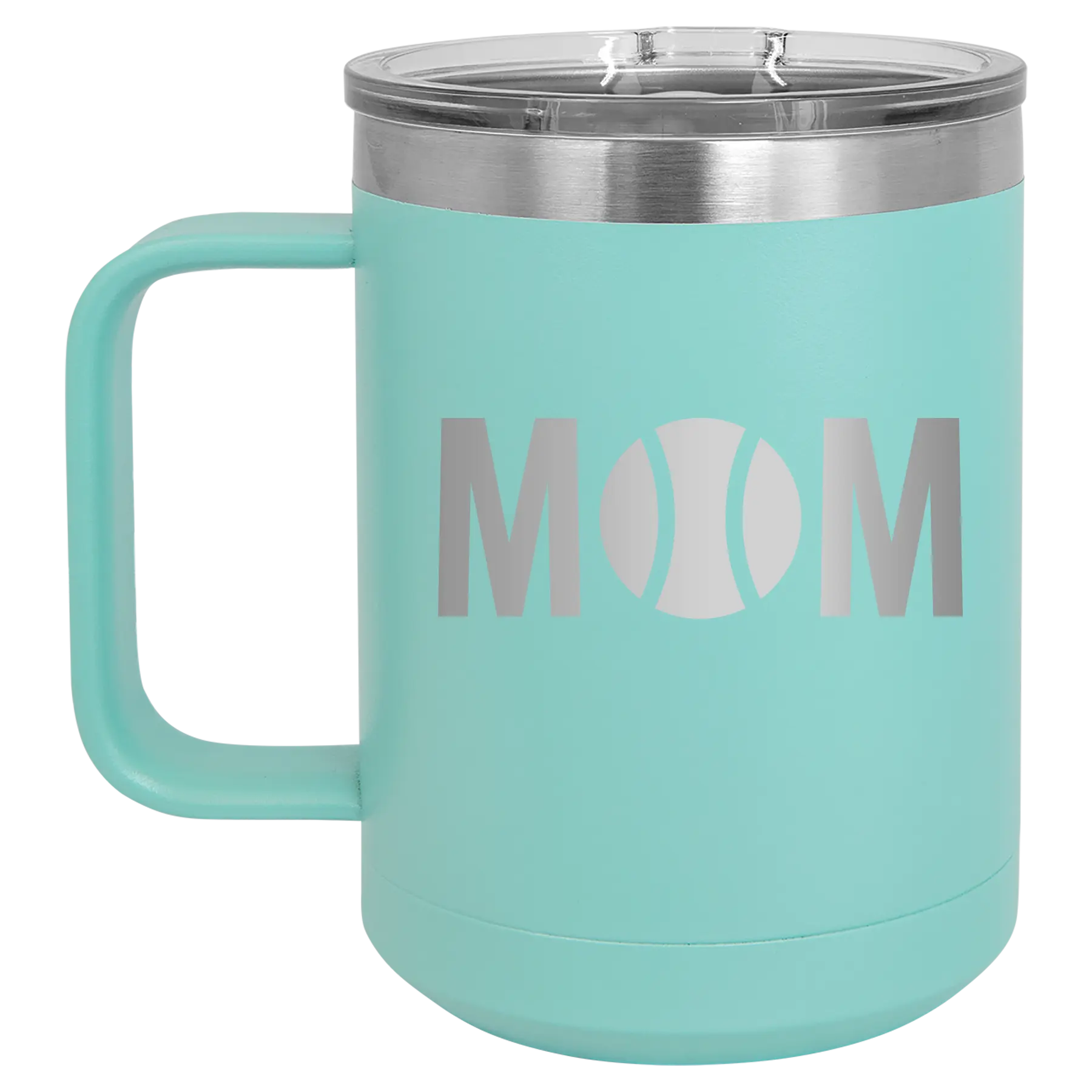 Mom Tennis 15 oz Mug | Teal