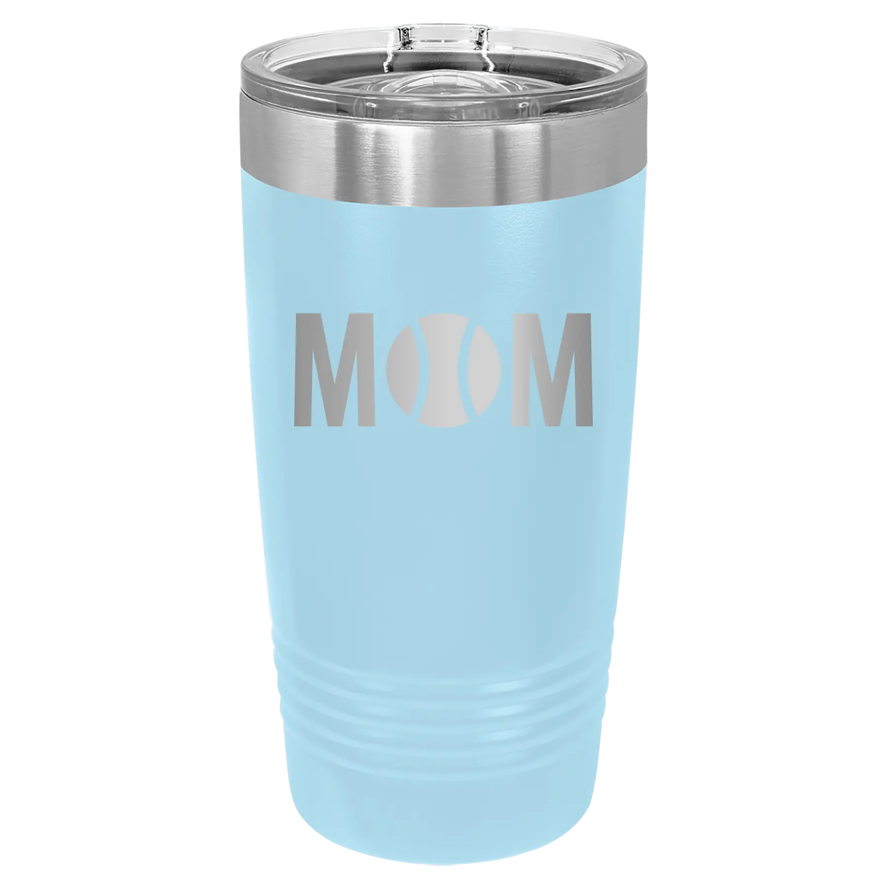 Mom Tennis 20 oz Tumbler | Light Blue