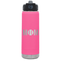 Mom Tennis 20 oz Water Bottle | Pink