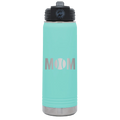 Mom Tennis 20 oz Water Bottle | Teal
