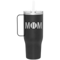 Mom Tennis 40 oz Tumbler Mug | Black