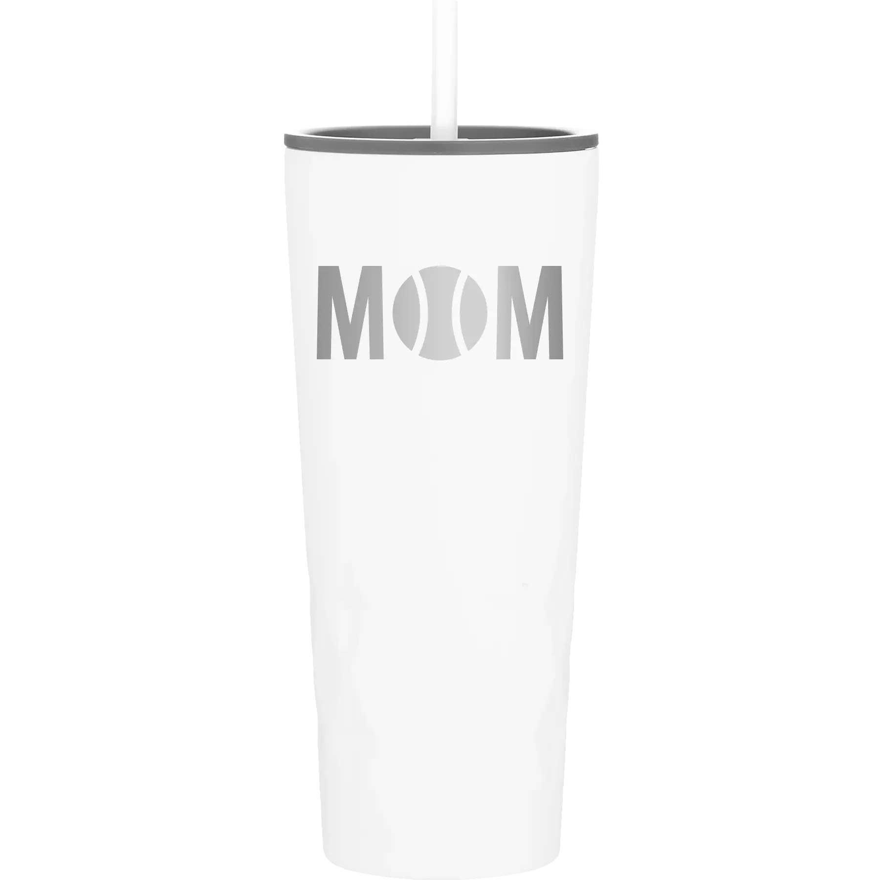 Mom Tennis 20.9 oz Tumbler | White