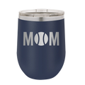 Mom Tennis Wine Cup | Navy