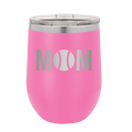 Mom Tennis Wine Cup | Pink