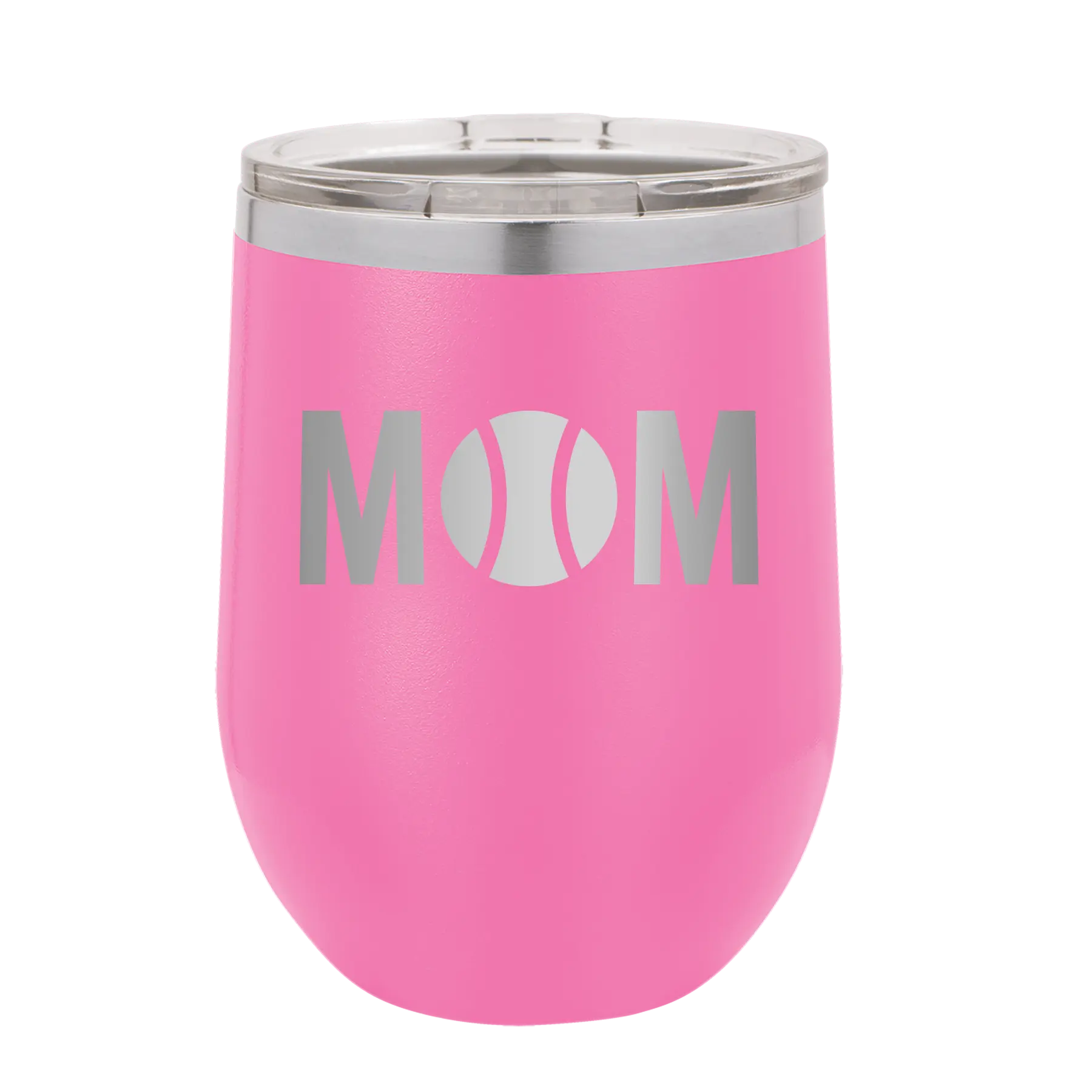 Mom Tennis Wine Cup | Pink