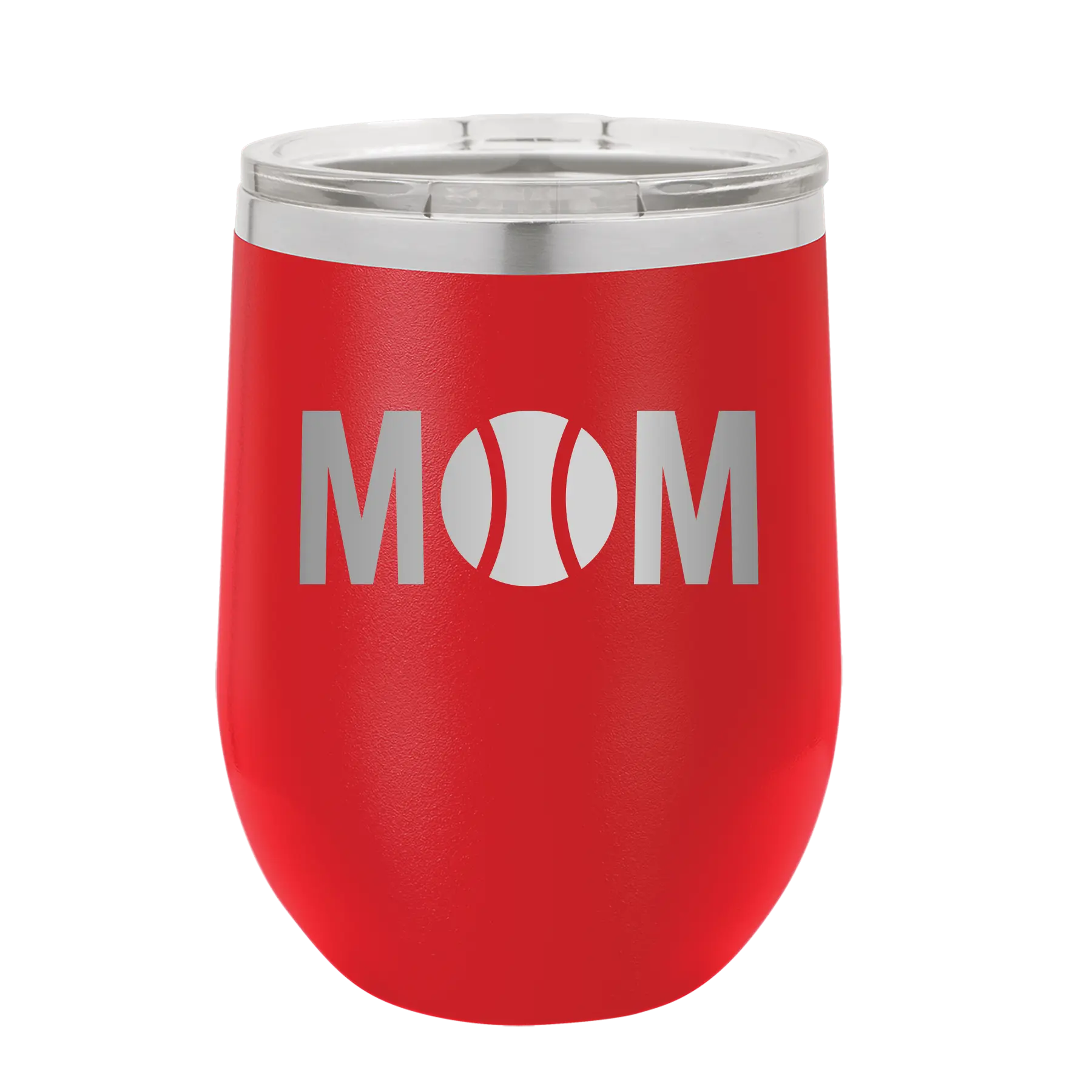 Mom Tennis Wine Cup | Red