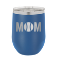 Mom Tennis Wine Cup | Royal Blue