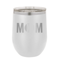 Mom Tennis Wine Cup | White