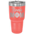 Mom Tennis2 30 oz Tumbler | Coral
