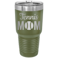 Mom Tennis2 30 oz Tumbler | Olive Green
