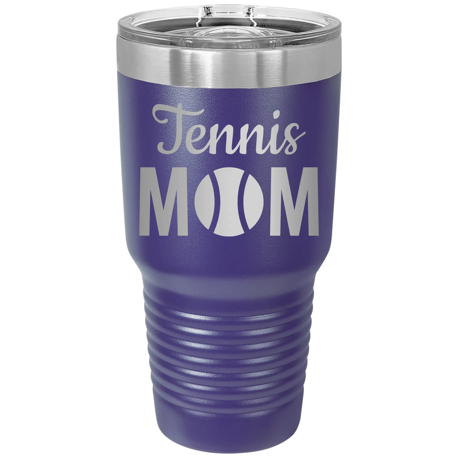 Mom Tennis2 30 oz Tumbler | Purple