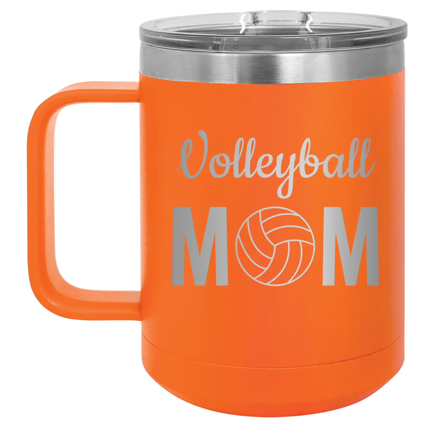 Mom Volleyball2 15 oz Mug | Orange