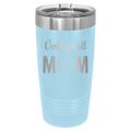 Mom Volleyball2 20 oz Tumbler | Light Blue