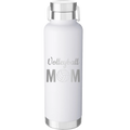 Mom Volleyball2 24 oz Water Bottle | White