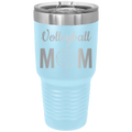 Mom Volleyball2 30 oz Tumbler | Light Blue