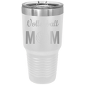 Mom Volleyball2 30 oz Tumbler | White