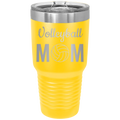 Mom Volleyball2 30 oz Tumbler | Yellow