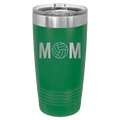 Mom Volleyball 20 oz Tumbler | Green