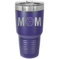 Mom Volleyball 30 oz Tumbler | Purple