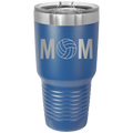 Mom Volleyball 30 oz Tumbler | Royal Blue