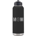 Mom Volleyball 32 oz Water Bottle | Black