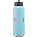 Mom Volleyball 32 oz Water Bottle | Light Blue