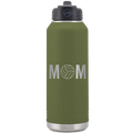 Mom Volleyball 32 oz Water Bottle | Olive Green