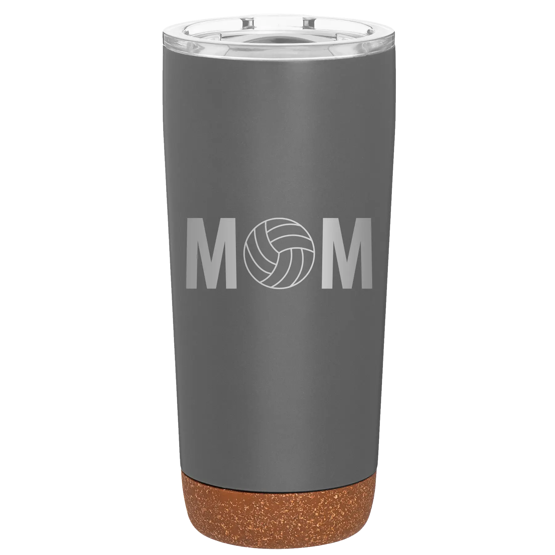 Mom Volleyball 20 oz Tumbler | Storm Gray