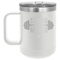 Strong as a Mother 15 oz Mug | White