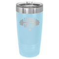 Strong as a Mother 20 oz Tumbler | Light Blue