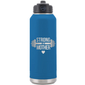 Strong as a Mother 32 oz Water Bottle | Royal Blue